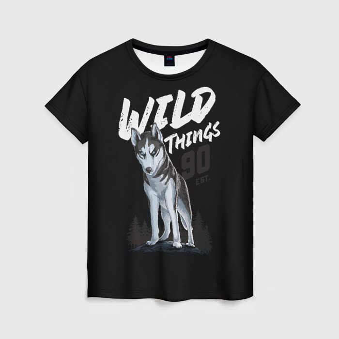 Женская футболка 3D Wild Things фото