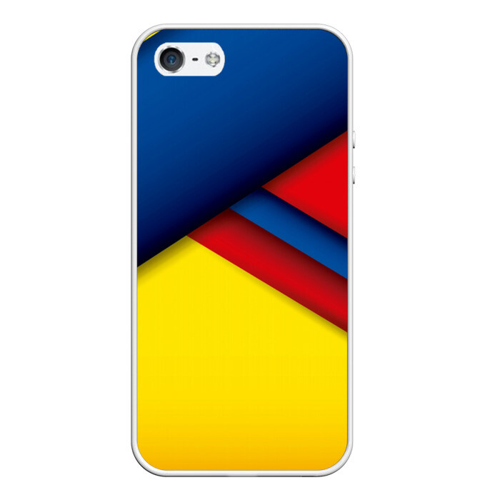 Чехол для iPhone 5/5S матовый Яркие краски фото