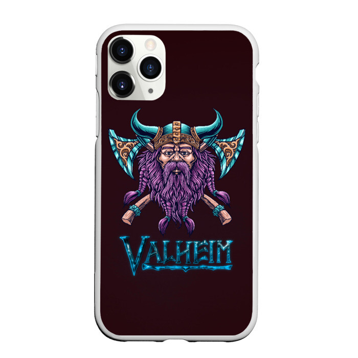 Чехол для iPhone 11 Pro матовый Valheim Viking фото