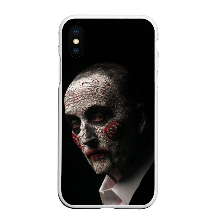 Чехол для iPhone XS Max матовый Джон Крамер Пила фото