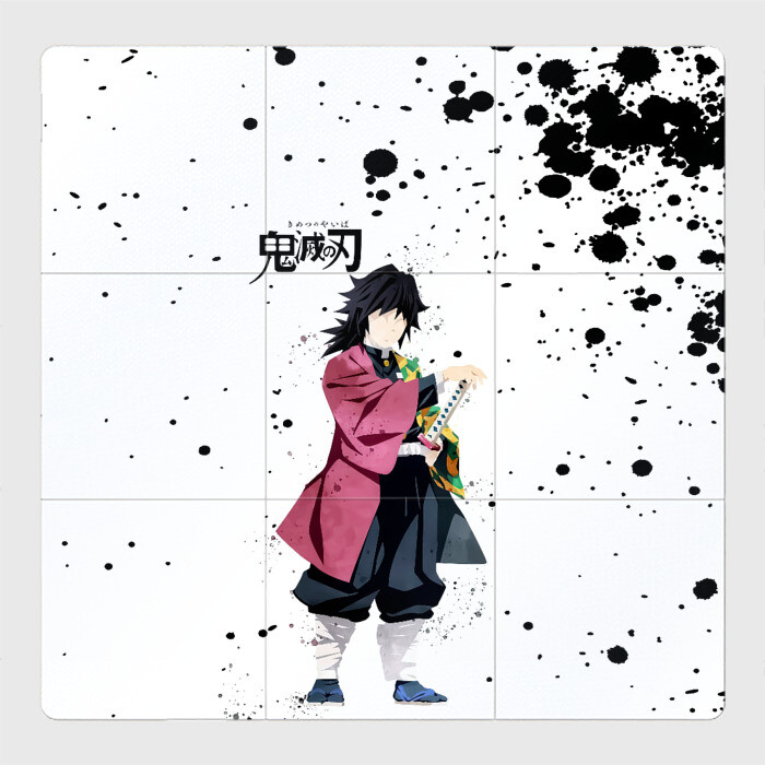 Магнитный плакат 3Х3 Гию Томиока Kimetsu no Yaiba фото