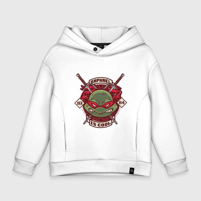 Детское худи Oversize хлопок Рафаэль крутой фото