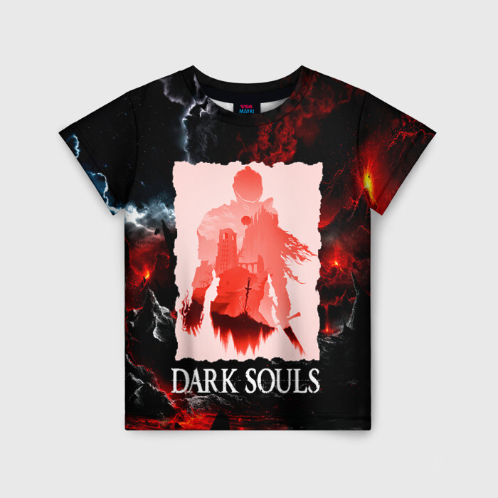 Детская футболка 3D DARKSOULS GAME фото