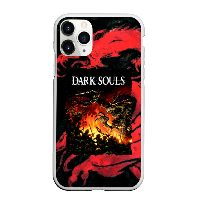 Чехол для iPhone 11 Pro матовый DARKSOULS | DRAGON AGE фото