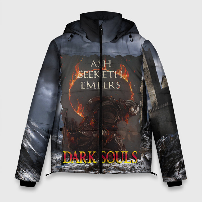 Мужская зимняя куртка 3D ТЁМНЫЕ ДУШИ | SOUL HORROR фото