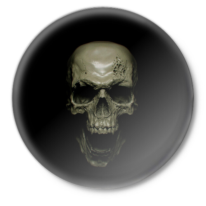 Значок SKULL фото