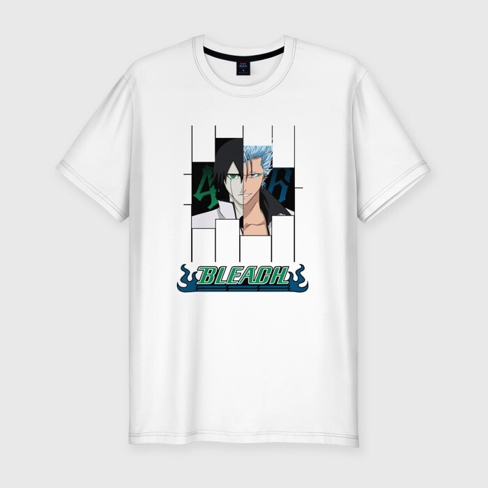 Мужская футболка хлопок Slim Гриммджо и Улькиорра Блич фото