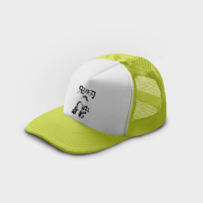 Кепка тракер с сеткой Танджиро и Незуко Kimetsu no Yaiba фото