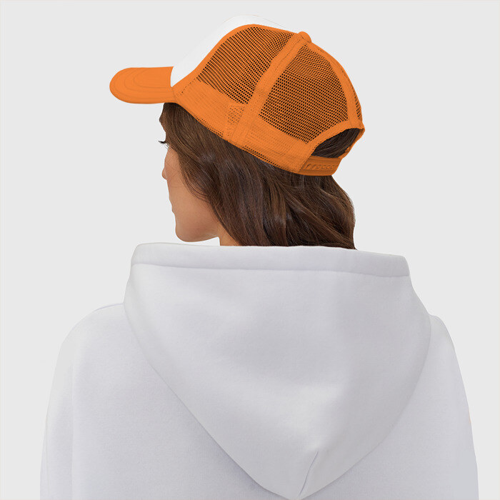 Кепка тракер с сеткой Танджиро и Незуко Kimetsu no Yaiba фото