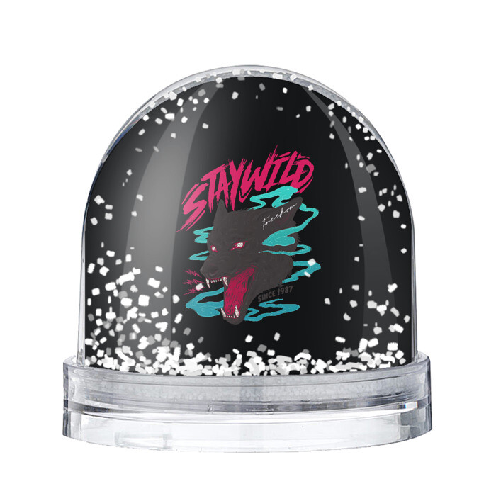 Снежный шар Волк StayWild фото