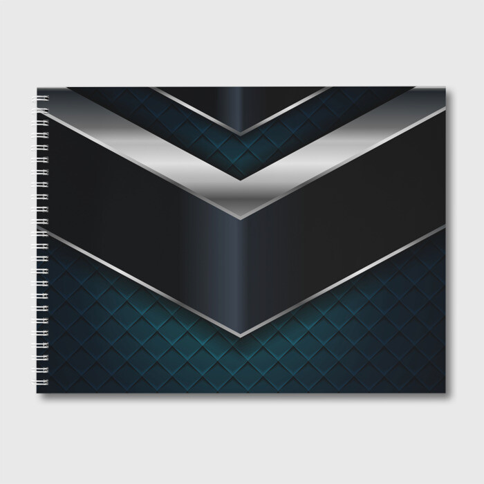 Альбом для рисования 3D dark metal фото