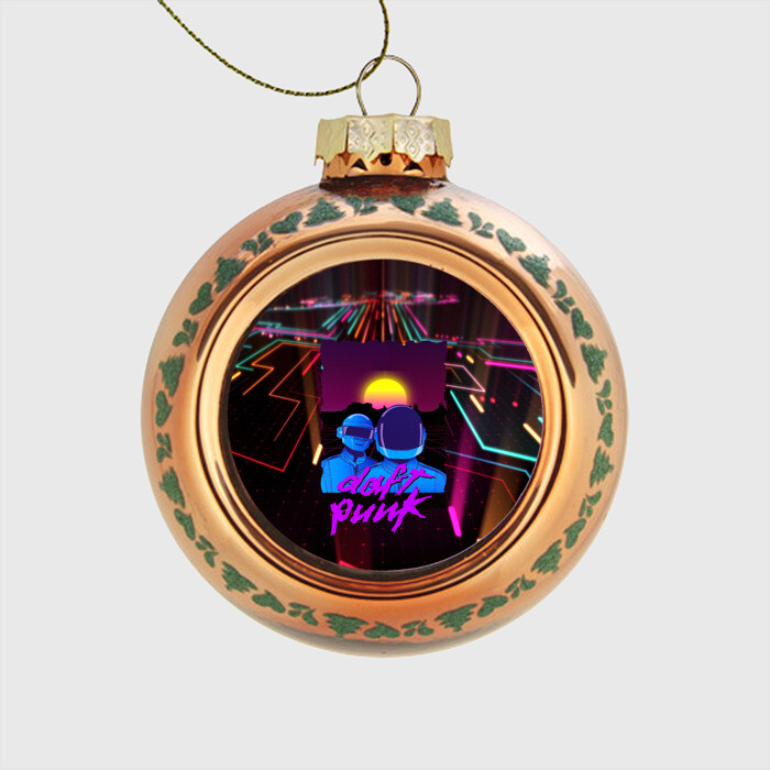 Стеклянный ёлочный шар Daft Punk Electrix фото