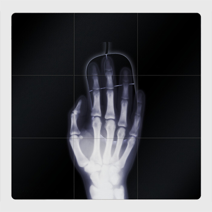 Магнитный плакат 3Х3 X-Ray hand фото