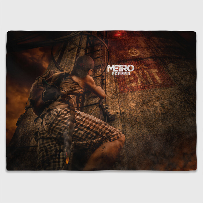 Плед 3D Metro сталкер фото