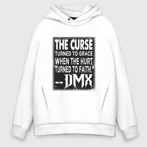 Мужское худи Oversize хлопок DMX - The Curse фото