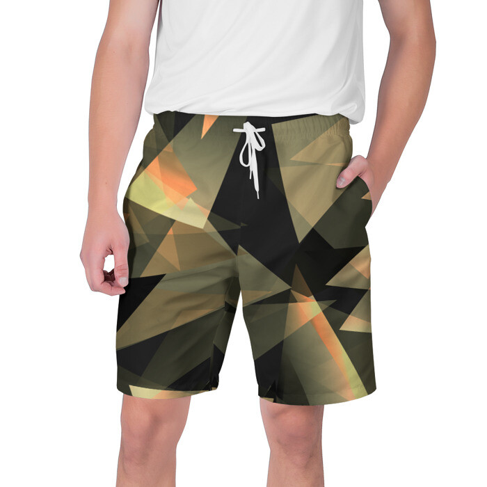 Мужские шорты 3D Broken glass фото