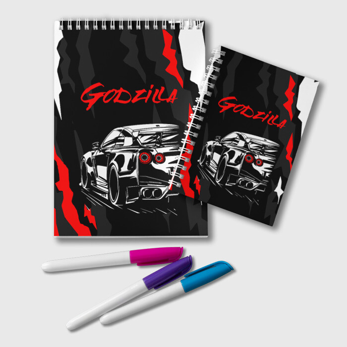 Блокнот NISSAN GT-R / GODZILLA фото