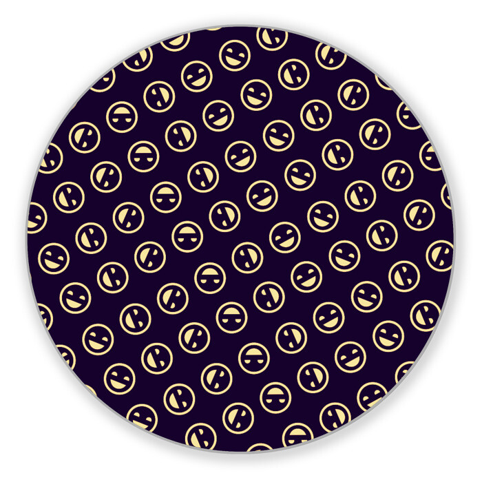 Коврик для мышки круглый SMILE фото