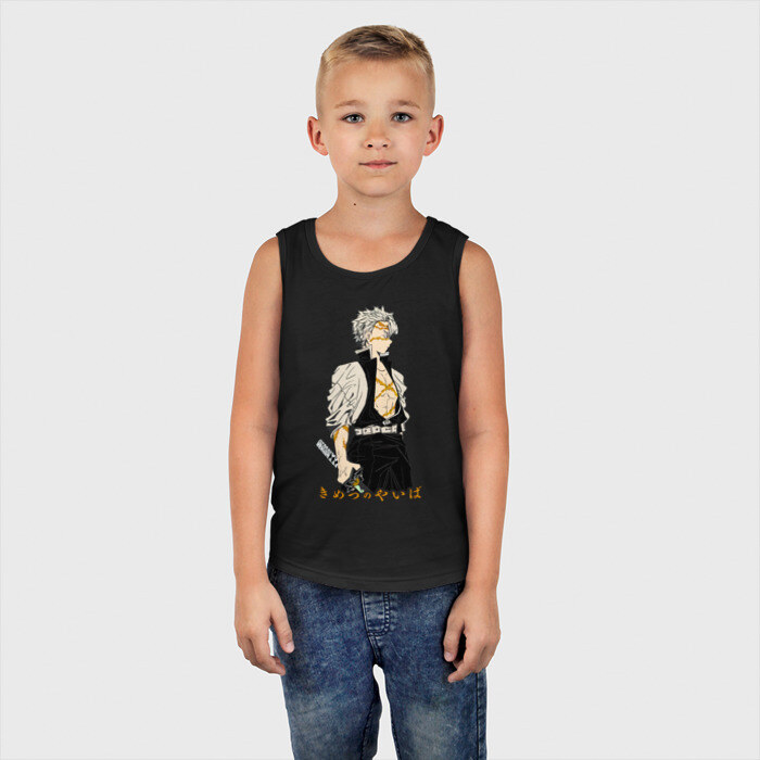 Детская майка хлопок Санеми Шинадзугава Kimetsu no Yaiba фото