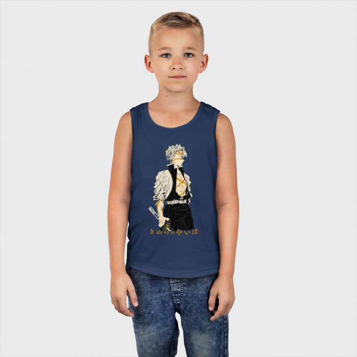 Детская майка хлопок Санеми Шинадзугава Kimetsu no Yaiba фото