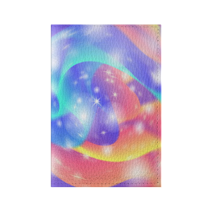 Обложка для паспорта матовая кожа Волшебные тропы фото