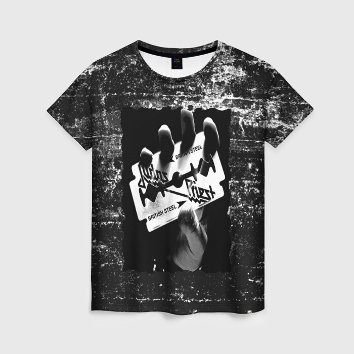 Женская футболка 3D JUDAS PRIEST ROCK STYLE фото