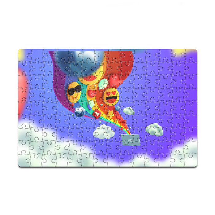 Пазл магнитный 126 элементов Радуга Эмоджи фото