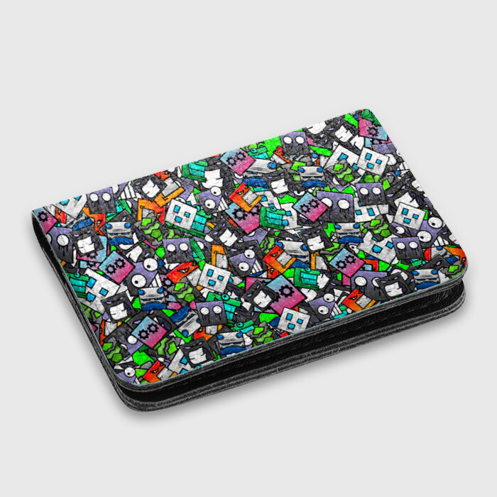 Картхолдер с принтом Geometry Dash | Pattern (Z) фото