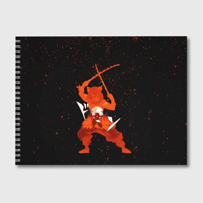 Альбом для рисования Иноске Хашибира Kimetsu no Yaiba фото