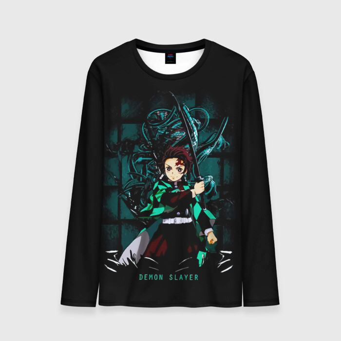 Мужской лонгслив 3D Demon Slayer: Kimetsu no Yaiba фото