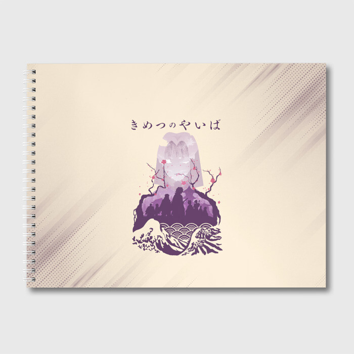 Альбом для рисования Клинок, рассекающий демонов | Kimetsu no Yaiba фото