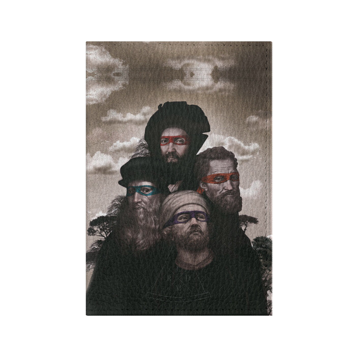 Обложка для паспорта матовая кожа Художники ниндзя Ренессанса фото