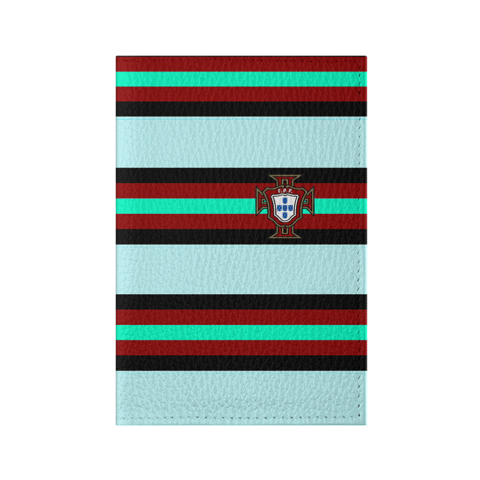 Обложка для паспорта матовая кожа Сборная Португалии. фото