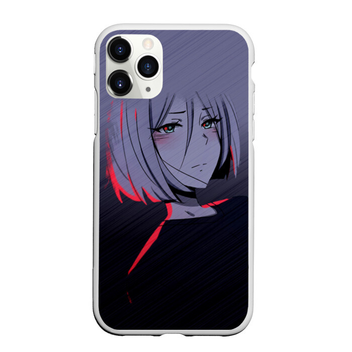 Чехол для iPhone 11 Pro матовый Аниме. Грустная фото