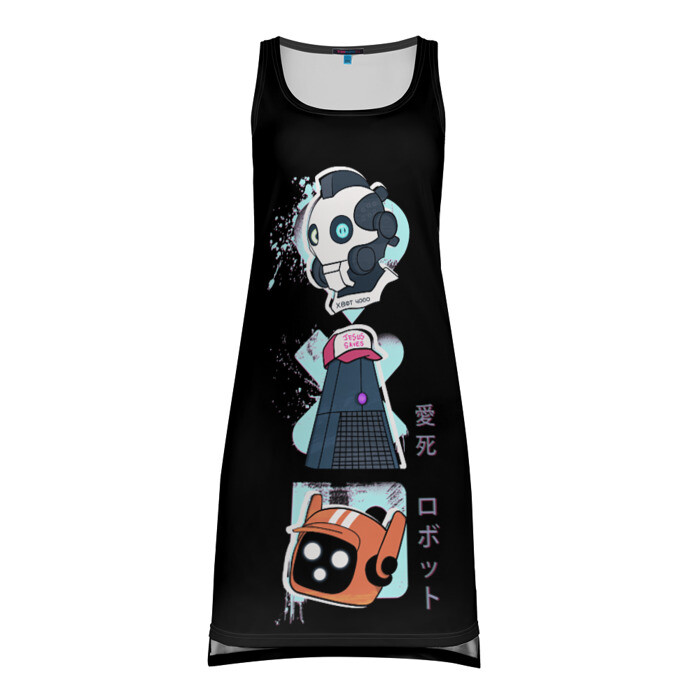 Платье-майка 3D Любовь, Смерть и Роботы фото