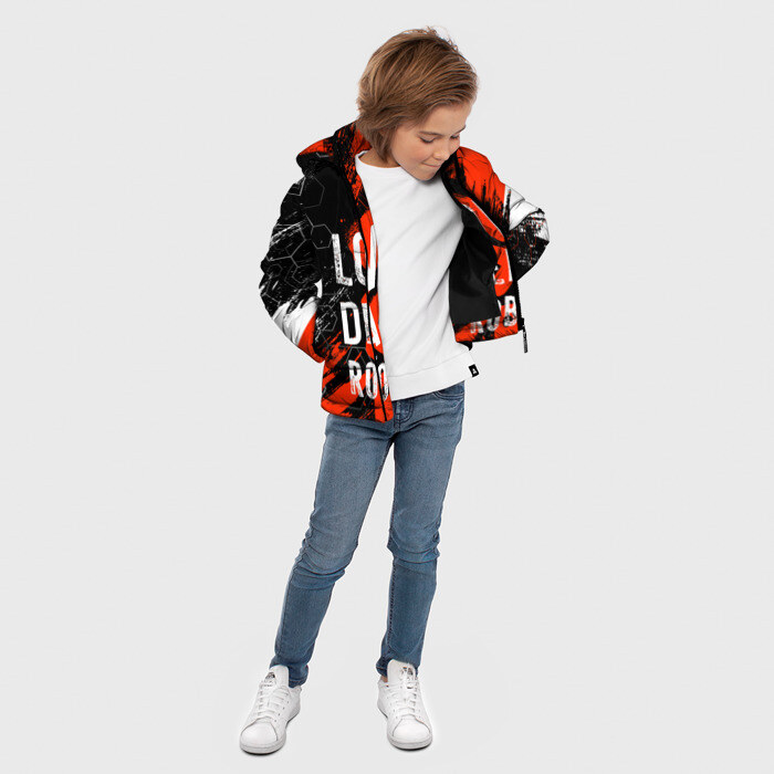 Зимняя куртка для мальчиков 3D ЛЮБОВЬ СМЕРТЬ И РОБОТЫ / СОТЫ фото