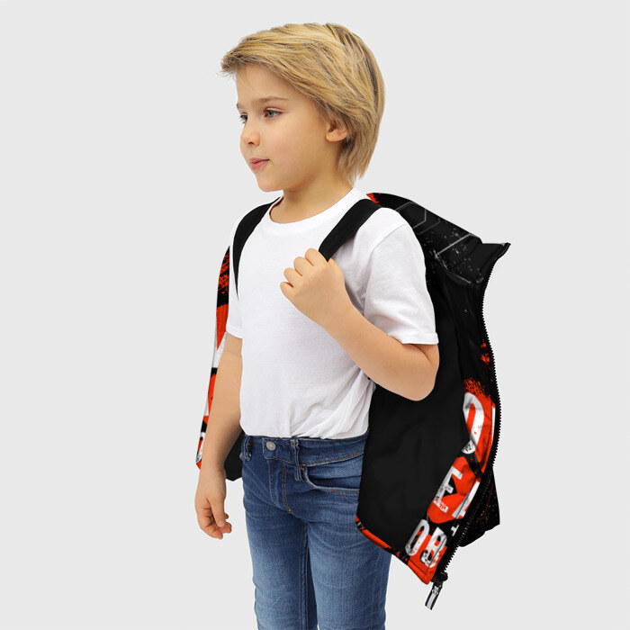 Зимняя куртка для мальчиков 3D ЛЮБОВЬ СМЕРТЬ И РОБОТЫ / СОТЫ фото