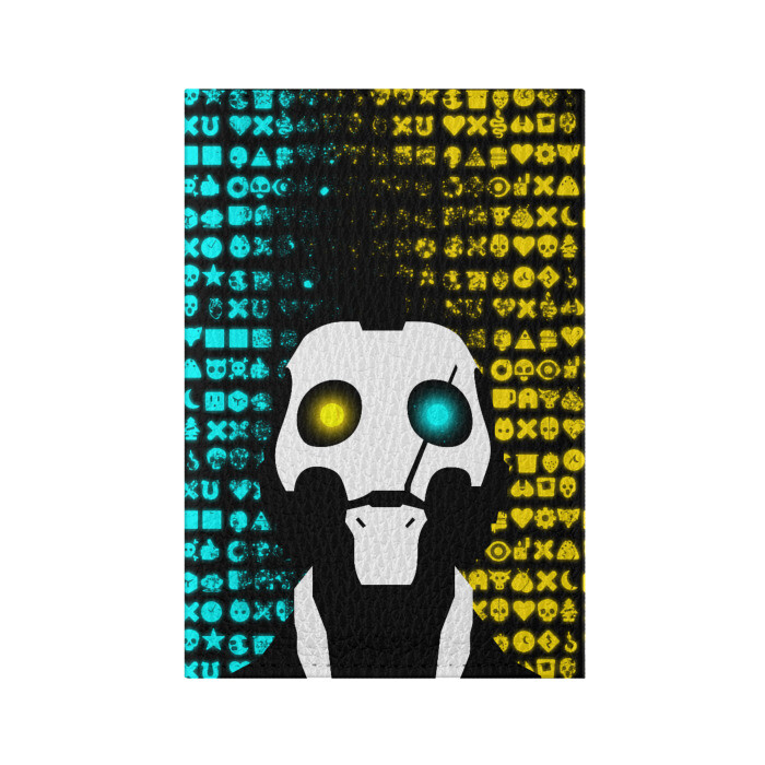 Обложка для паспорта матовая кожа ЛЮБОВЬ СМЕРТЬ И РОБОТЫ фото