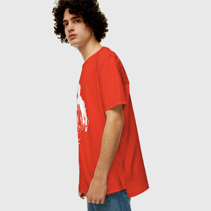 Мужская футболка хлопок Oversize СОН ДЖИН ВУ SOLO LEVELING фото