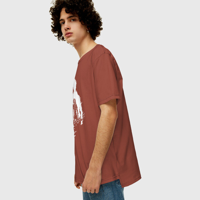 Мужская футболка хлопок Oversize СОН ДЖИН ВУ SOLO LEVELING фото