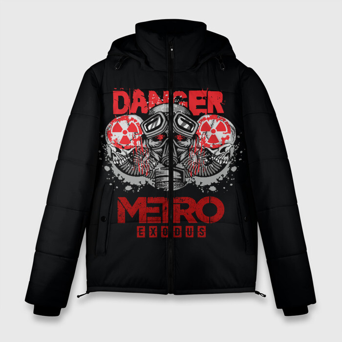 Мужская зимняя куртка 3D Metro противогаз фото