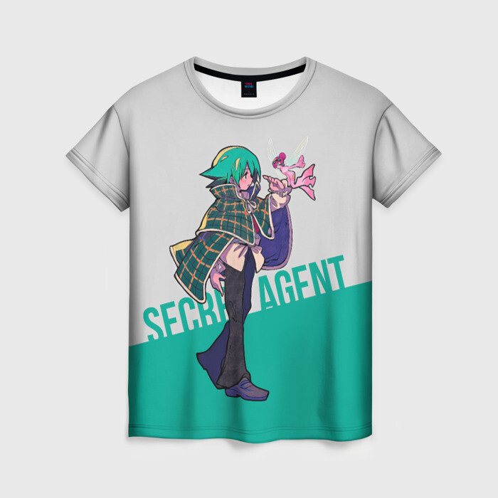 Женская футболка 3D Secret agent фото