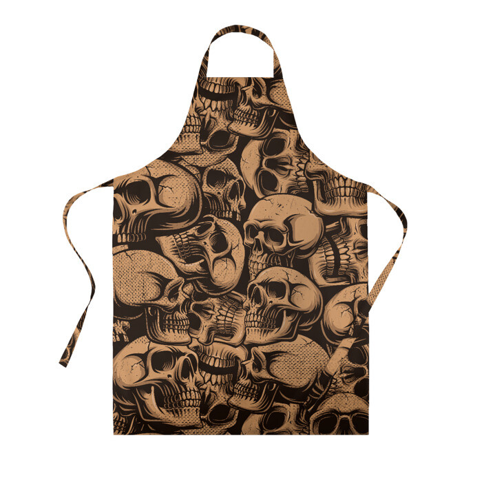 Фартук 3D Черепа фото