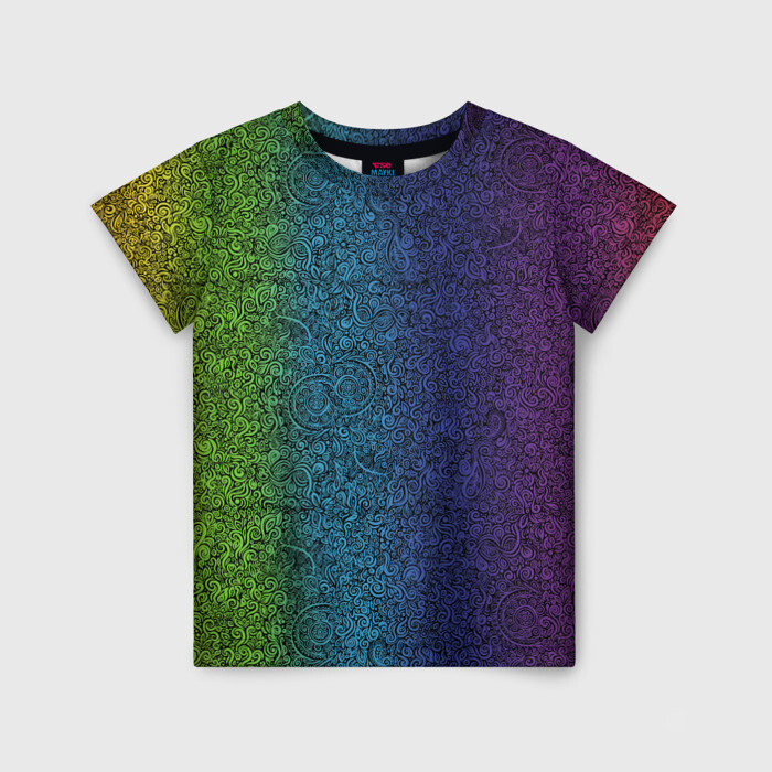 Детская футболка 3D Узор фото