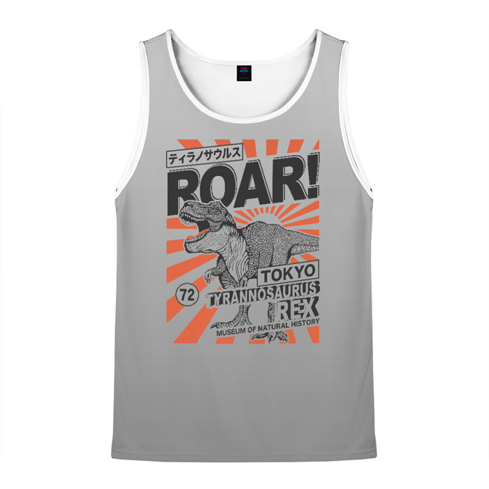 Мужская майка 3D ROAR Tokyo T-rex фото