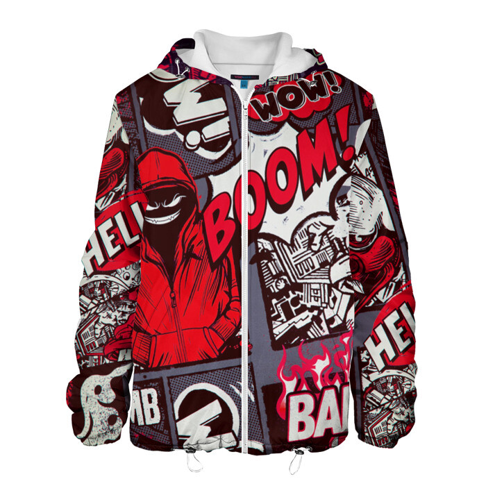 Мужская куртка 3D Неадекватное 3D фото