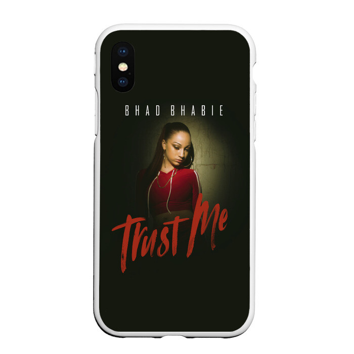 Чехол для iPhone XS Max матовый Bhad Bhabie Trust me фото
