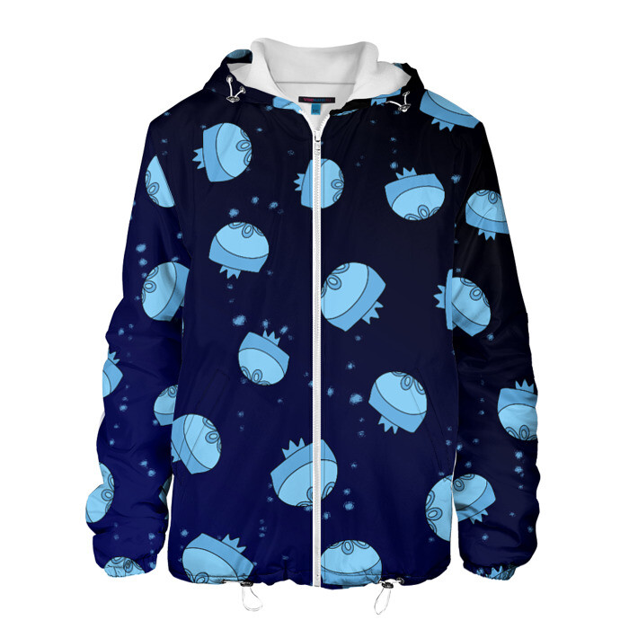 Мужская куртка 3D Медузы в океане фото