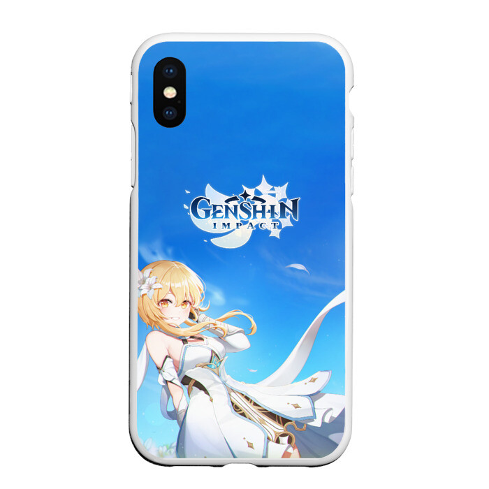 Чехол для iPhone XS Max матовый Genshin Impact. Lumine фото