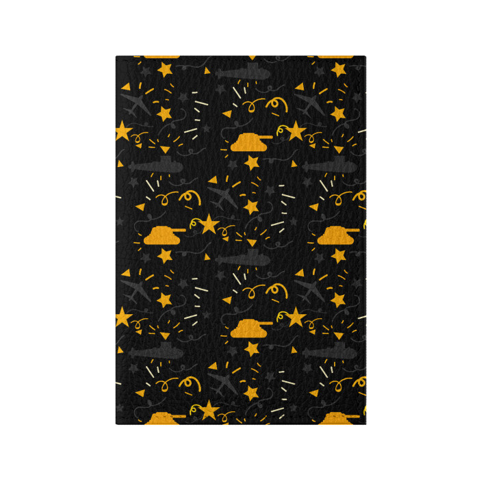 Обложка для паспорта матовая кожа День победы фото